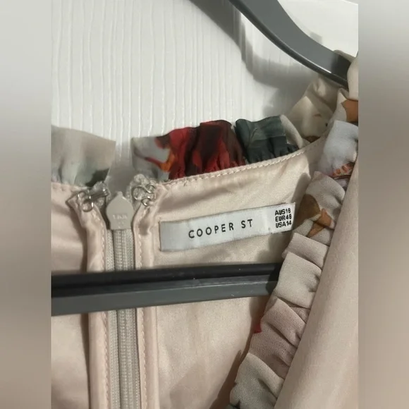 Cooper St Multicolor Floral Dress Ruffled - Picture 5 of 8